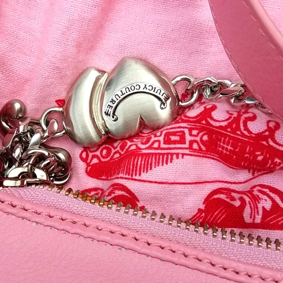 *sold* Juicy Couture pink logo baguette handbag - Picture 5 of 9